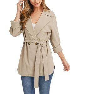 BELTED SHIRT‎ JACKET